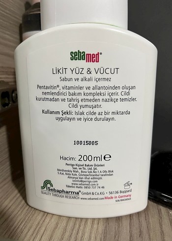 Beden Sebamed Hassas Ciltler İçin Yüz & Vücut Şampuanı
