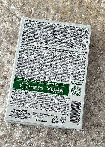Beden Garnier PureActive Görünmez Sivilce Bandı 18li