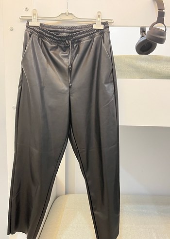 Deri pantolon mom kesim (penti) - Görsel 3