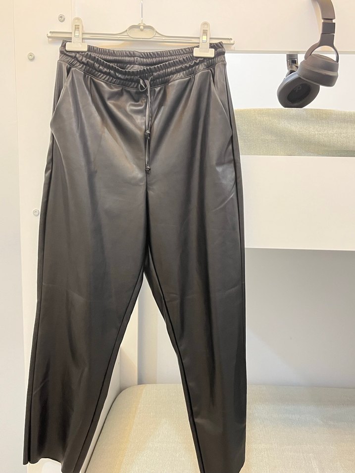 Deri pantolon mom kesim (penti) - Görsel 3