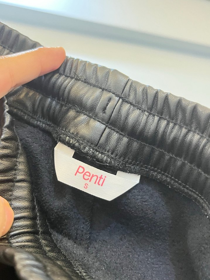 Deri pantolon mom kesim (penti) - Görsel 2