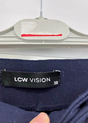 Lacivert Kadın Kumaş Pantolon - Görsel 4