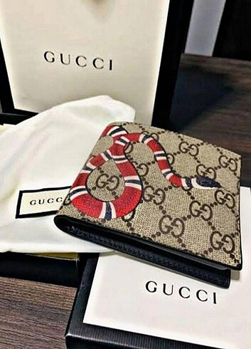 Orj gucci hakiki deri cüzdan Bay&Bayan