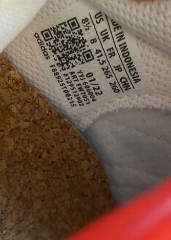 Renkli Baskılı Beyaz Bağcıklı Sneaker - Görsel 7