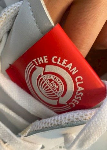 Renkli Baskılı Beyaz Bağcıklı Sneaker - Görsel 6