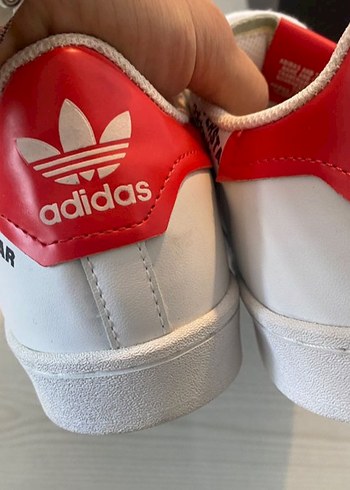 Renkli Baskılı Beyaz Bağcıklı Sneaker - Görsel 5