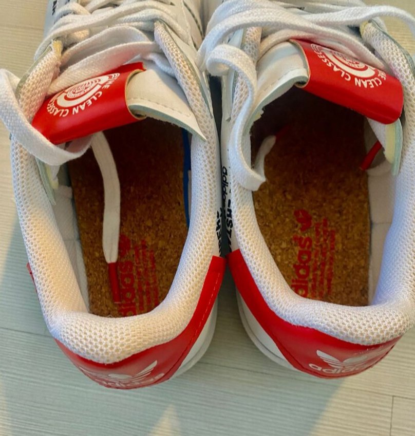 Renkli Baskılı Beyaz Bağcıklı Sneaker - Görsel 4