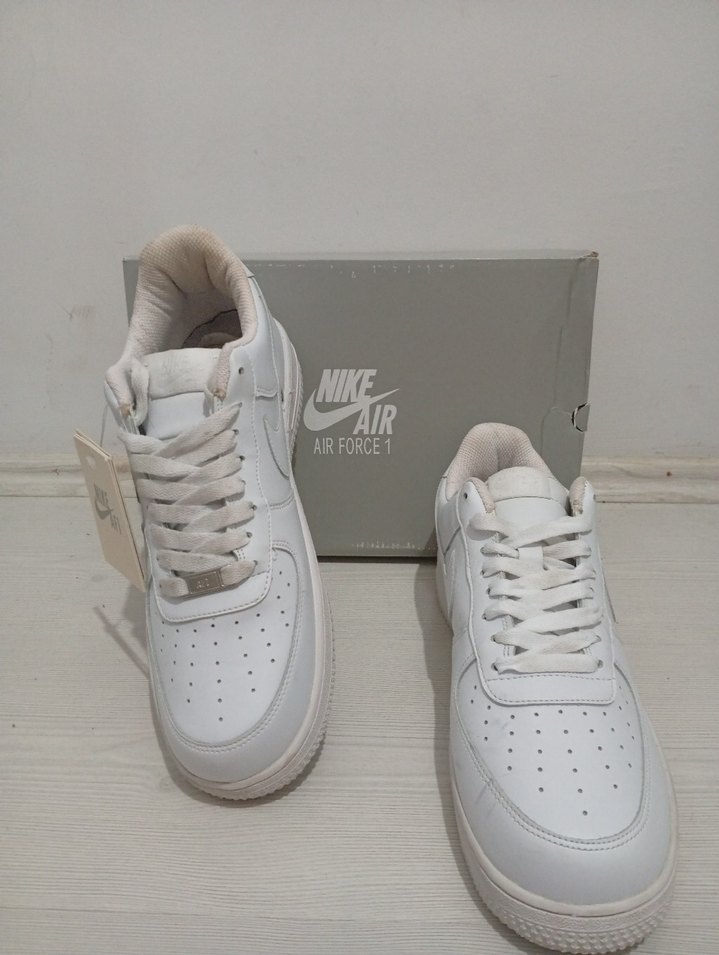 Nike Air Beyaz Erkek Spor Ayakkabı - Görsel 4