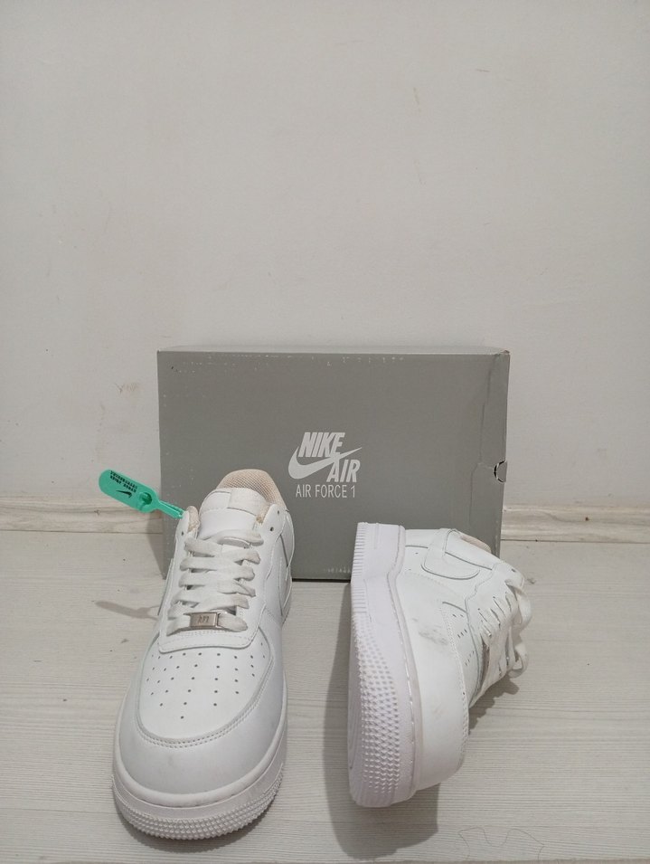 Nike Air Force 1 Beyaz  Spor Ayakkabı - Görsel 2