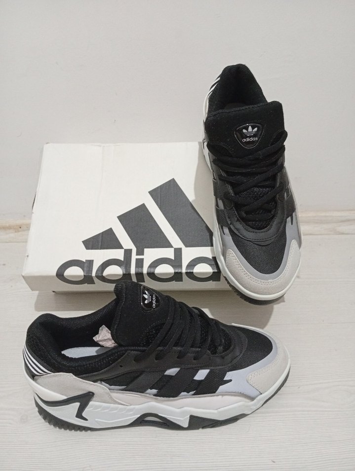 Adidas gri kamuflaj Spor Ayakkabı - Görsel 2