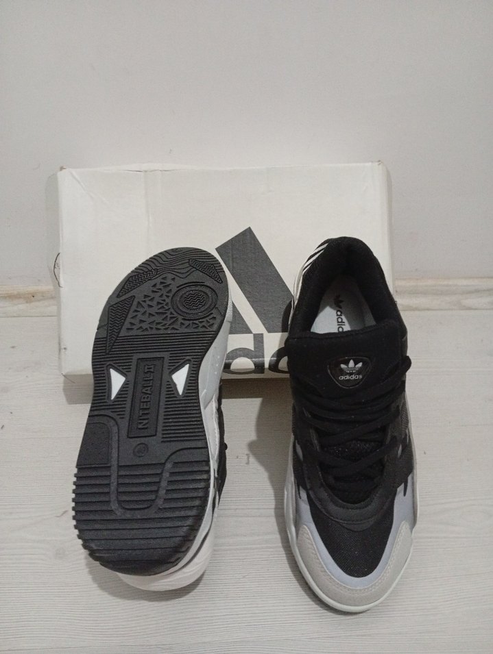 Adidas gri kamuflaj Spor Ayakkabı - Görsel 4