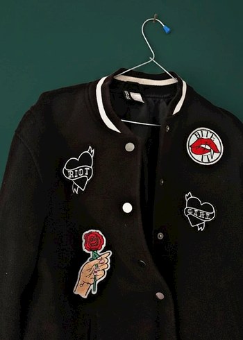 h&m bomber çeket bay/bayan - Görsel 2