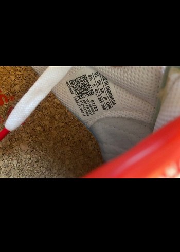 Renkli Baskılı Beyaz Bağcıklı Kadın Spor Ayakkabı - Görsel 7