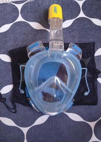 Hawaii tam yüz şnorkel kulak tıkacı işe birlikte Yüzme Maskesi - Görsel 5