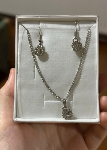 Gri  Kadın Takı Seti - Görsel 3