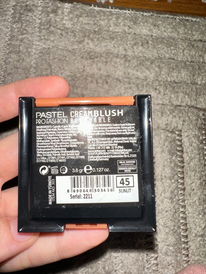 Pastel Krem Allık 45 Numara - Görsel 2