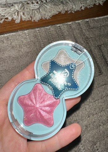 Parlak Yıldızlı Aydınlatıcı Paleti Simli - Görsel 3