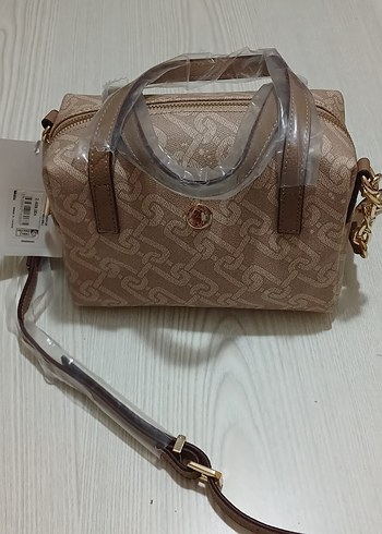 Bej Baskılı Kadın Çantası Us polo assn