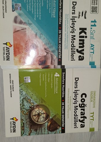11. Sınıf Ayt Kimya ve TYT Coğrafya Ders İşleyiş Modülleri