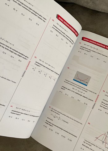  Orijinal Matematik Konu Değerlendirme Testleri 11. Sınıf SIFIR