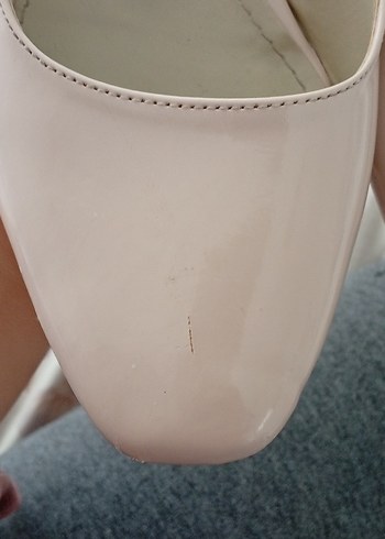 Bej Pastel Tokalı Bohem abiye Ayakkabı - Görsel 2