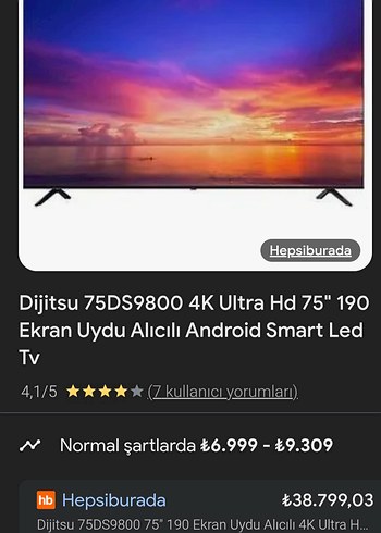 Mavi EDIJITSU 190 cm UHD Akıllı Monitör - Görsel 2