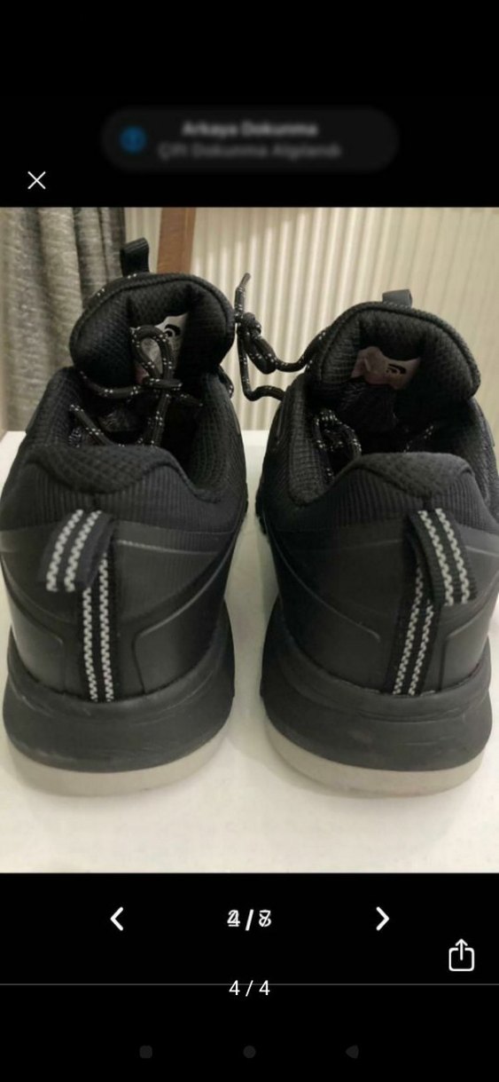 Siyah Bağcıklı Erkek Outdoor Ayakkabı - Görsel 3