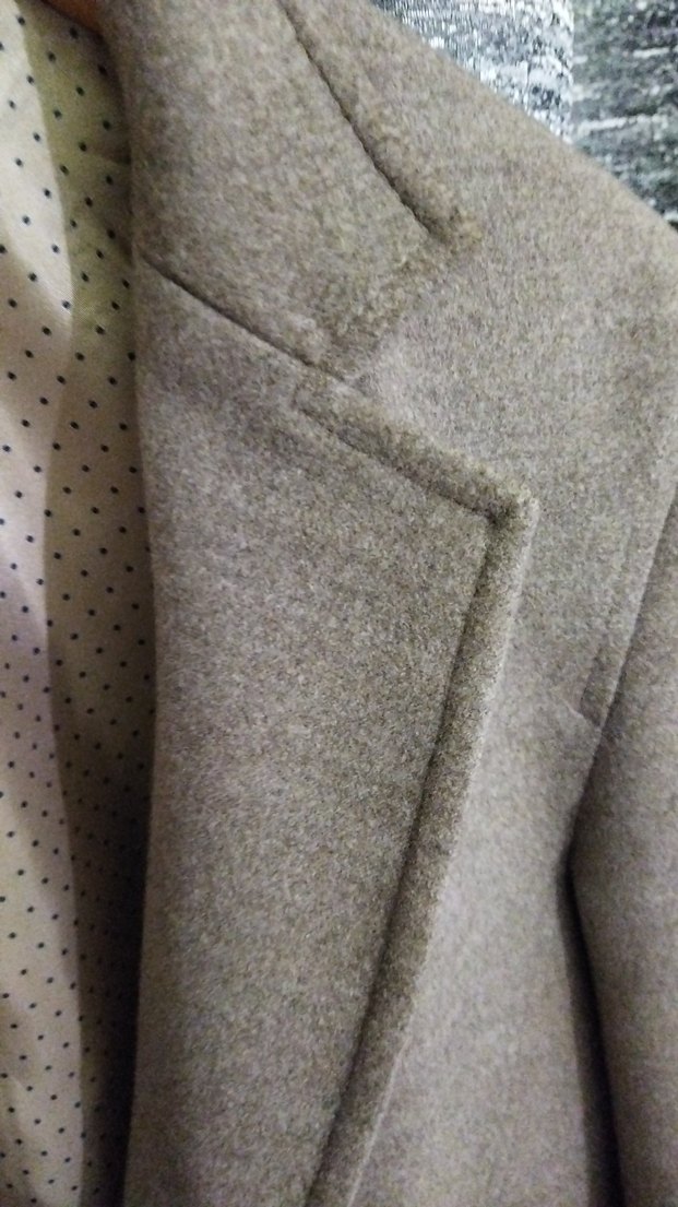 Bej Klasik hatemoglu Düğmeli Erkek Keten Ceket - Görsel 4