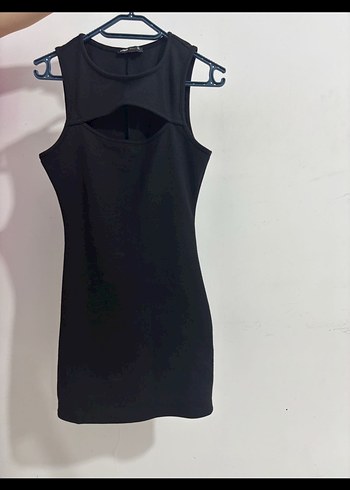 Mini siyah elbise - Görsel 2