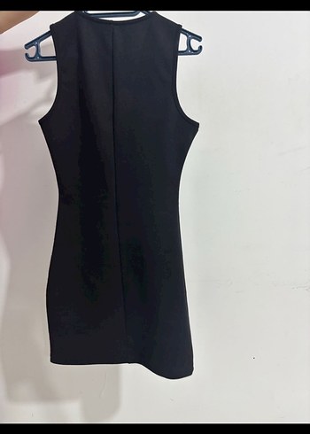 Mini siyah elbise - Görsel 3
