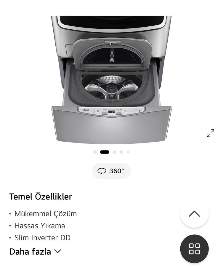 LG MİNİ ÇAMAŞIR MAKİNESİ - Görsel 4