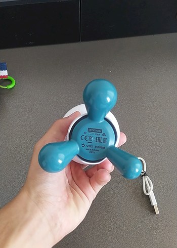 Turkuaz Renkli Mini Masaj Aleti - Görsel 2