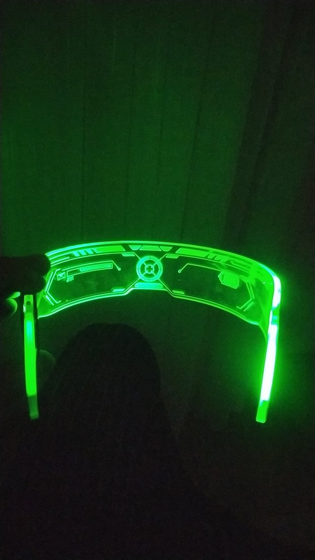 Renkli Gece Modu Parti Gözlüğü (pazarlık olur) - Görsel 2