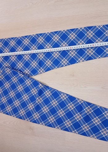 Mavi Ekoseli Kısa Kollu Erkek Çocuk Pijama Takımı - Görsel 6