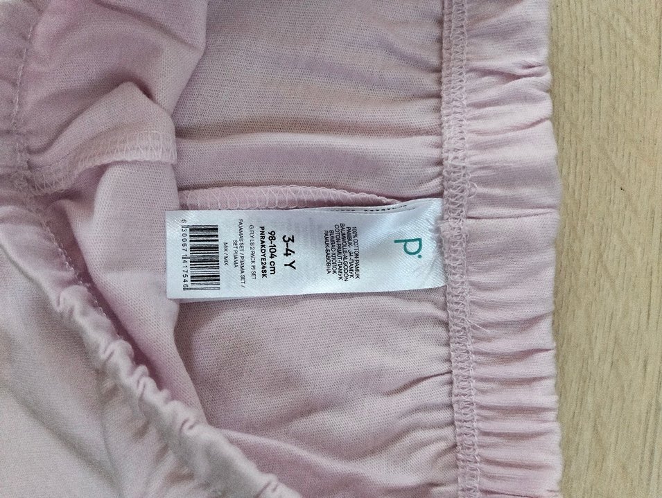 Kız Çocuk Pembe Rahat Kesim Alt - Görsel 2