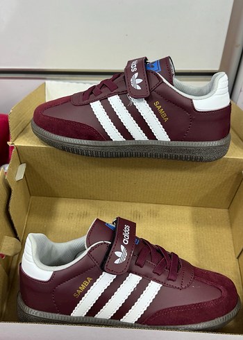 Adidas Bordo Çocuk Spor Ayakkabı - Görsel 3