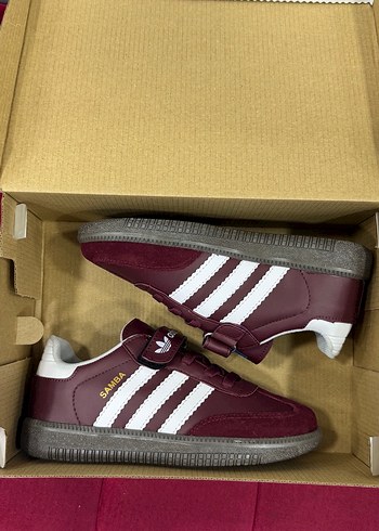 Adidas Bordo Çocuk Spor Ayakkabı - Görsel 4
