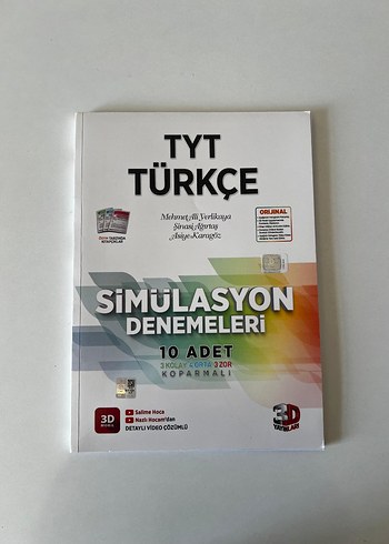 TYT Türkçe Simülasyon Denemeleri 10 Adet