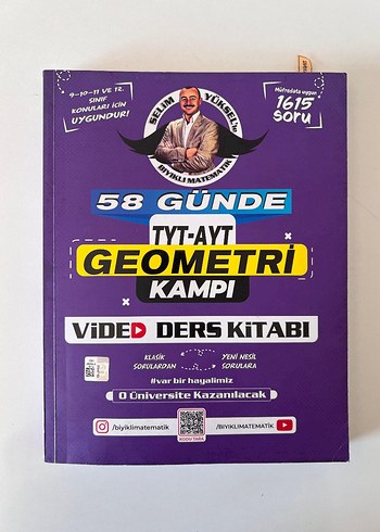 58 Günde TYT-AYT Geometri Kampı Video Ders Kitabı