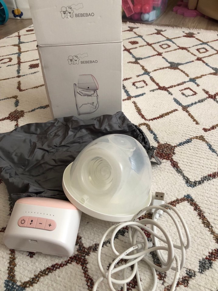 Bebebao Beyaz Hafif Göğüs Pompası - Görsel 3