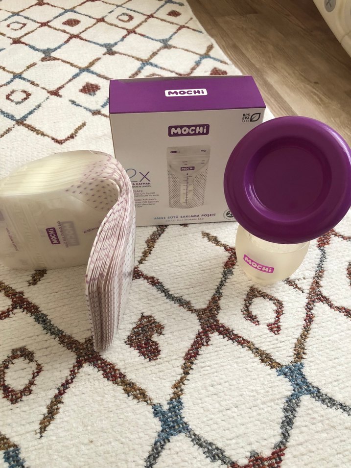 MOCHI Pastel Mor Göğüs Pompası - Görsel 2