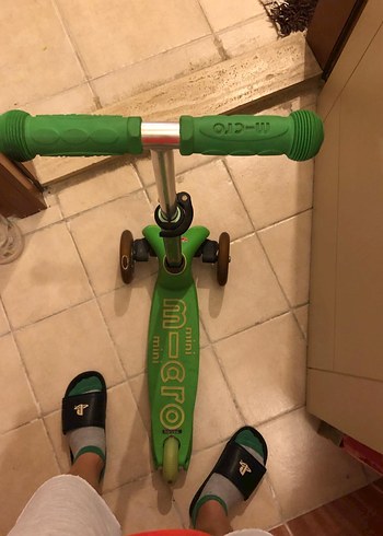 Mini micro Yeşil Çocuk Scooter'ı - Görsel 5