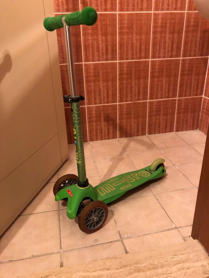 Mini micro Yeşil Çocuk Scooter'ı - Görsel 2