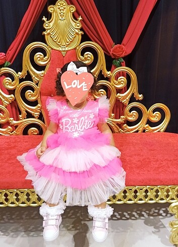 Diğer 1 kez giyilmiş Barbie elbise 