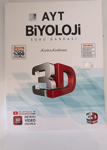 3D ayt biyoloji Soru Bankası