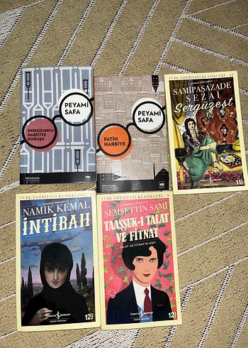 Türk Klasikleri Roman Seti - 6 Kitap
