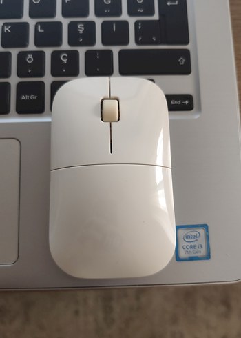 HP Beyaz Kablosuz Mouse