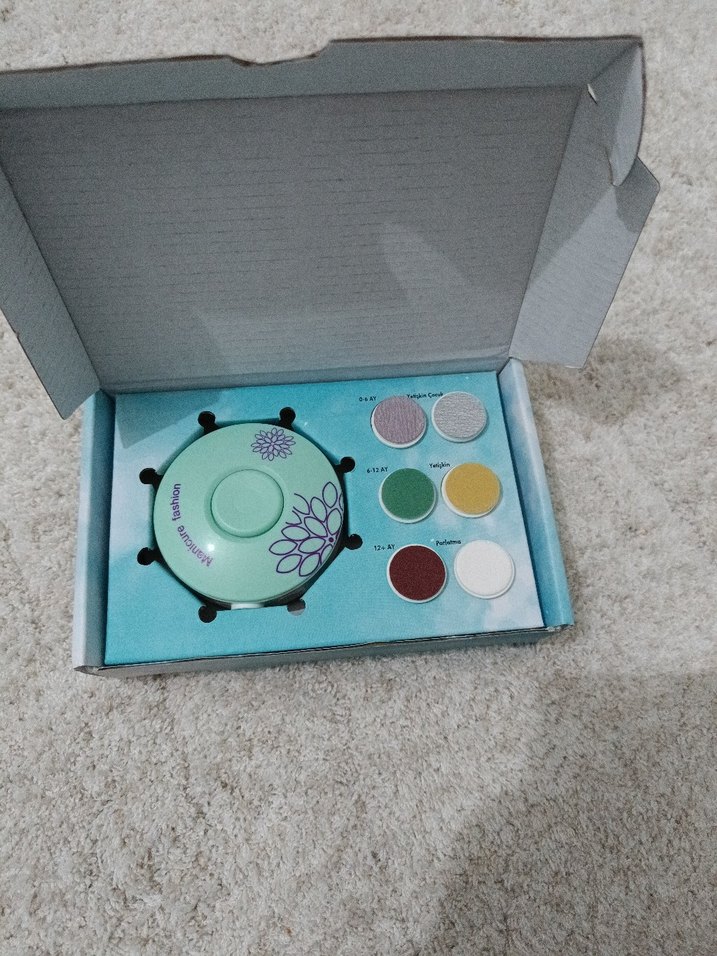 Elektrikli Turkuaz Manikür Seti - Görsel 2