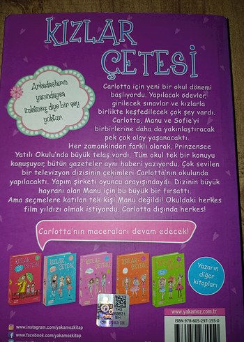 Kızlar Çetesi - Sıkı Dostlar Kokulu Kitap