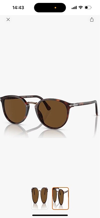 Persol Persol typewriter 3410s unisex güneş gözlüğü